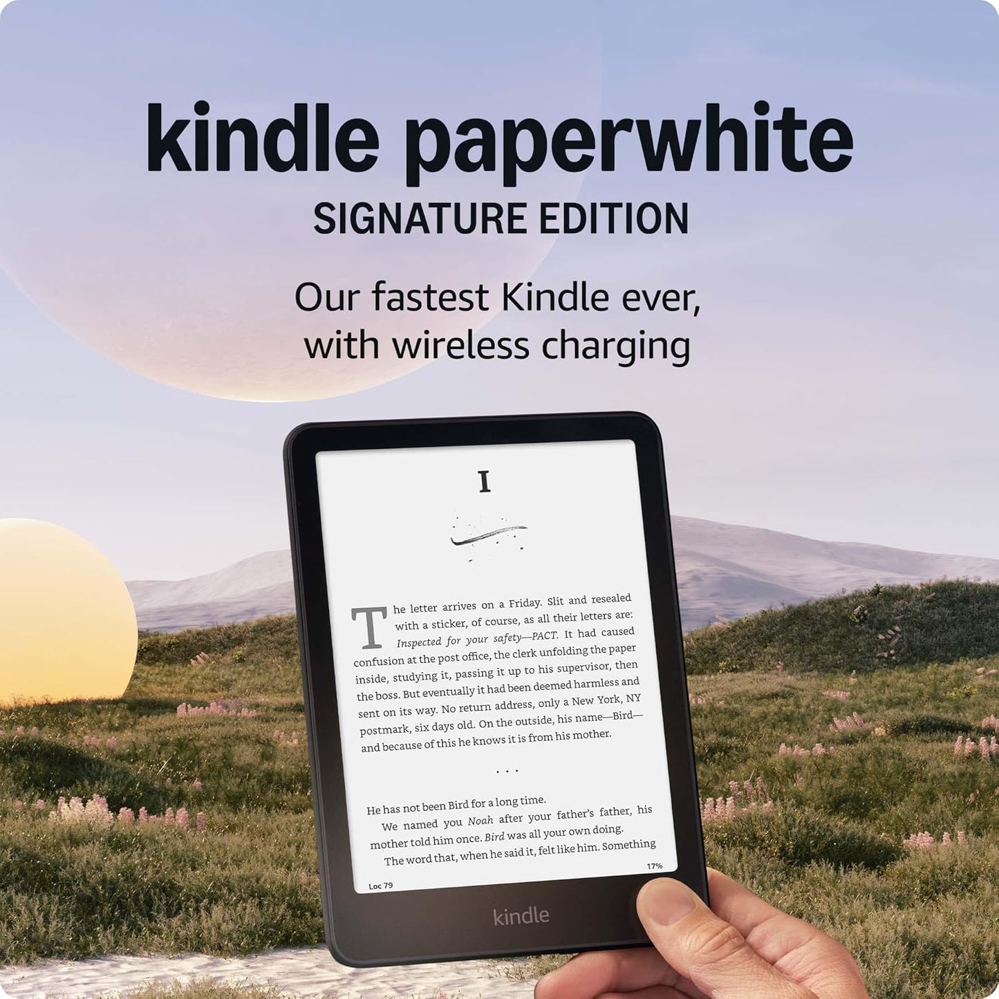 All-new Amazon Kindle Paperwhite Signature Edition 12th Gen (32 GB) + FREE Wireless Charging Dock
